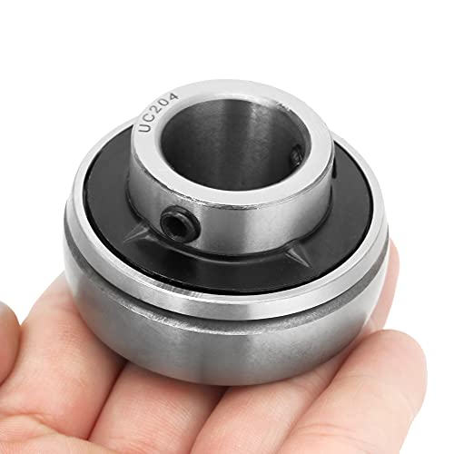 1 Stück Plattierter Einsatz Montiert, Lagereinsatzlager, Uc204 Stahllager Uc204 20 Mm 1 Stück Plattierter Einsatz Montiert, Lagereinsatzlager, Uc204 Stahllager Uc204 20 Mm von AUNMAS