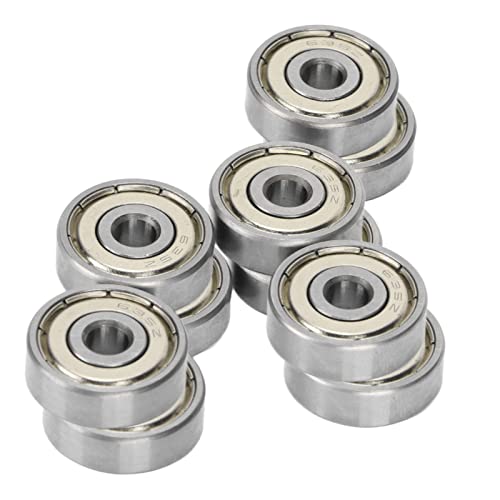 10 Stück 635Z Rillenstahl, 635Z Kugellager, Kugellager, 5 Mm Innendurchmesser, 19 Mm Außendurchmesser, Hochgeschwindigkeits-Kugellager mit Doppelter Abschirmung 10 Stück 635Z Rillenstahl, 635Z Kugellager, Kugellager, 5 Mm Innendurchmesser, 19 Mm Außendurchmesser, Hochgeschwindigkeits-Kugellager mit Doppelter Abschirmung von AUNMAS