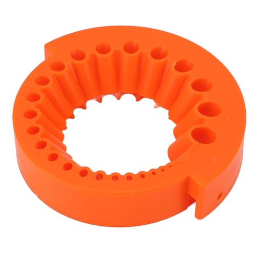 2 Bis 13 Mm Bohrerbits Spitzer mit Rillen für Hochgeschwindigkeitsstahl-, Carbid- und Twist-Bits, Tragbar und für Haus- und Außenanwendungen (ORANGE) von AUNMAS
