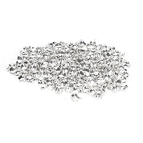 300-teiliges Schmuckset mit Kleinen Glöckchen aus Silbernem Eisen, Exquisites Anhänger-Schmuckset für DIY-Handwerkszubehör von AUNMAS