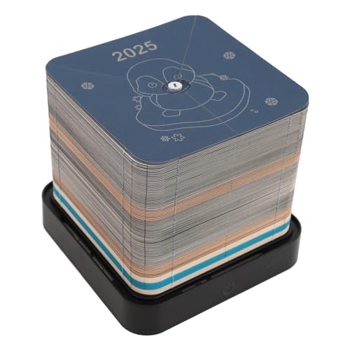 3D-Kalender-Notizblock, 9,8 X 9,8 X 8,5 Cm, 2025 Kalender, Papierschnitzerei, Bastel-Notizblock mit Licht für Zuhause, Schule, Büro 3D-Kalender-Notizblock, 9,8 X 9,8 X 8,5 Cm, 2025 Kalender, Papierschnitzerei, Bastel-Notizblock mit Licht für Zuhause, Schule, Büro von AUNMAS