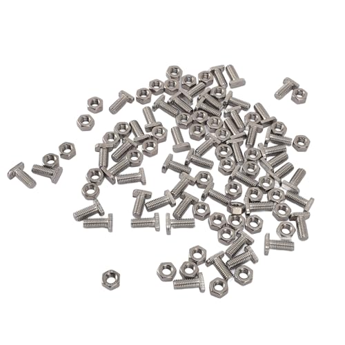 AUNMAS 50pcs 304 Edelstahl -Gewächshausschrauben, M6x14 -Hex -Kopfschrauben mit M6 -Nuttern für Gartenarbeit Im Freien, Gewächshaus, Pflanzenstütze Schwer AUNMAS 50pcs 304 Edelstahl -Gewächshausschrauben, M6x14 -Hex -Kopfschrauben mit M6 -Nuttern für Gartenarbeit Im Freien, Gewächshaus, Pflanzenstütze Schwer von AUNMAS