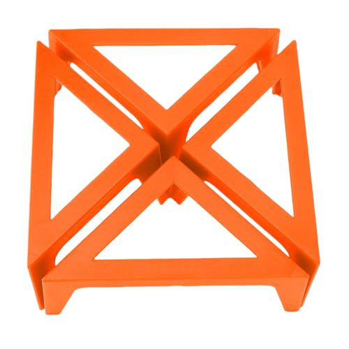 AUNMAS 8 Pack Canvas Ständer Malmale Risers Leinwand Füße für Acrylgießkunst mit Nicht -Slip -Basis -Abs Plastik Safer Stall für Künstlerreisen (ORANGE) von AUNMAS
