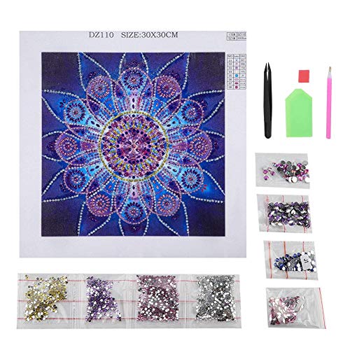 AUNMAS Diamant Malerei Kits DIY Strass 5D Stickerei Zeichnung Handwerk Mandala Blume Kunst Malerei Sets für Wohnkultur Wanddekoration von AUNMAS