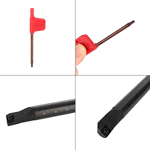 Compact Turning Beam Support Set - 10 PCs CCMT0602 Einfügen 3 PC -Taste Vielseitige Tools für CNC Werkzeugmaschinen, für Liebhaber und Selbstschläge Machen von AUNMAS