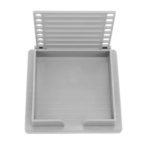 Haftnotiz-Halter, Praktische Design-Haftnotiz-Vorlagenbox für Schüler, Lehrer, Kollegen (GRAY) von AUNMAS