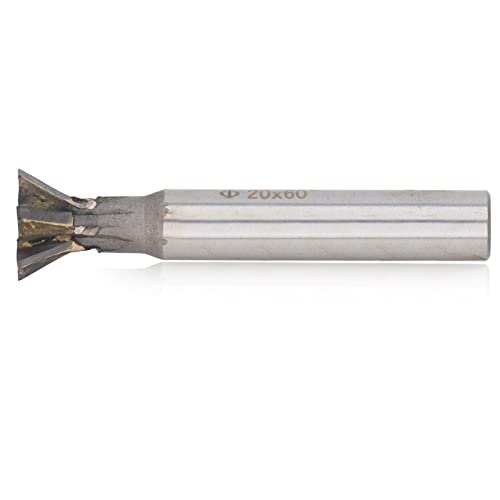 Hartmetall-Schwalbenschwanzfräser, 20 Mm, 6 Nuten, Schlitzfräser, Gerader Schaft, für Alle Materialien Hartmetall-Schwalbenschwanzfräser, 20 Mm, 6 Nuten, Schlitzfräser, Gerader Schaft, für Alle Materialien von AUNMAS