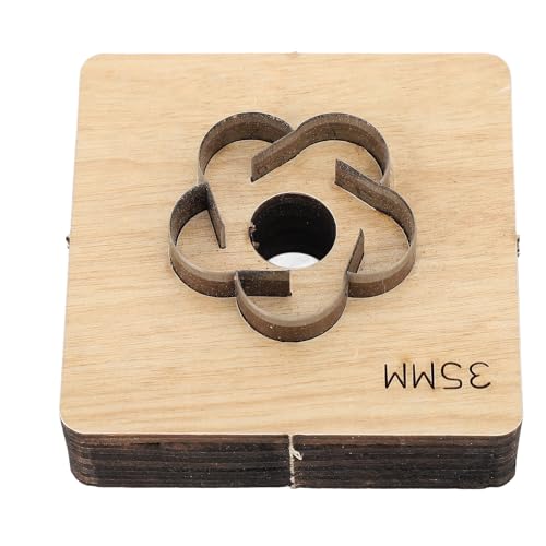 Leder-Stanzform mit Hortensien-Anhänger, 6,3 X 6,3 cm, Effizientes Schneiden von Stahl- und Holzmaterialien für Handgefertigte DIY-Lederarbeiten von AUNMAS