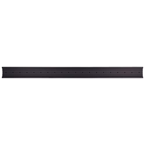 Linearschienen-Gleitführung Aluminium, Linearschienenführungs-Gleitschiene Profiliert V-Schlitz Embeddable Black Zum Drucken von Gravuren (500 mm) von AUNMAS