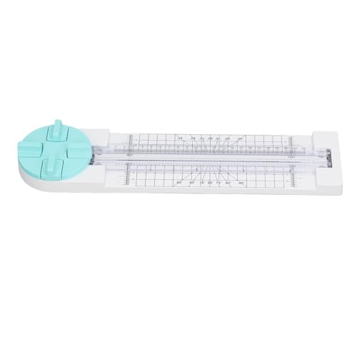 Papierschneider Zum Basteln, 22,9 cm Schnittlänge, Multifunktionales Bastelpapierschneidewerkzeug mit Rotierendem Klingenhalter für Gerade Linien, Wellenlinien, Gepunktete Linien Papierschneider Zum Basteln, 22,9 cm Schnittlänge, Multifunktionales Bastelpapierschneidewerkzeug mit Rotierendem Klingenhalter für Gerade Linien, Wellenlinien, Gepunktete Linien von AUNMAS