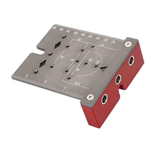 Scharnierloch aus Aluminiumlegierung, Scharniermontageführung, Scharnierloch-Bohrlokalisierung, Bohrlokalisierung, Holzbearbeitungsführung für Genaue Schrank- und Scharnierloch aus Aluminiumlegierung, Scharniermontageführung, Scharnierloch-Bohrlokalisierung, Bohrlokalisierung, Holzbearbeitungsführung für Genaue Schrank- und von AUNMAS
