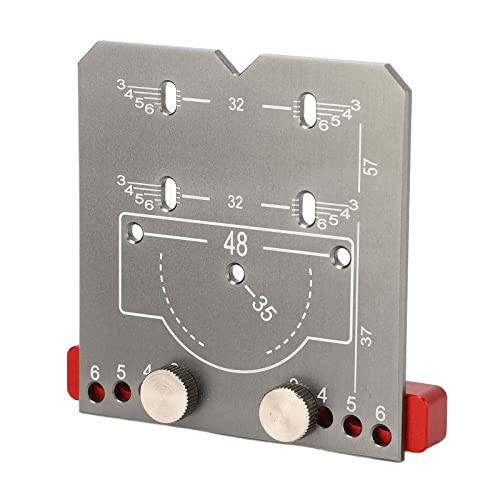 Scharnierloch aus Aluminiumlegierung, Scharniermontageführung, Scharnierloch-Bohrlokalisierung, Bohrlokalisierung, Holzbearbeitungsführung für Genaue Schrank- und Scharnierloch aus Aluminiumlegierung, Scharniermontageführung, Scharnierloch-Bohrlokalisierung, Bohrlokalisierung, Holzbearbeitungsführung für Genaue Schrank- und von AUNMAS