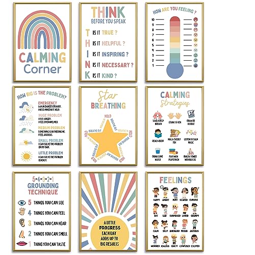 Beruhigende Ecke Klassenzimmer-Poster, Gefühle, Raddiagramm, Emotionen, Poster für Kinder, Schulberater, Lehrer, Klassenzimmer, unverzichtbares Zubehör, beruhigt Ecke, pädagogisch für Beruhigende Ecke Klassenzimmer-Poster, Gefühle, Raddiagramm, Emotionen, Poster für Kinder, Schulberater, Lehrer, Klassenzimmer, unverzichtbares Zubehör, beruhigt Ecke, pädagogisch für von AUNMER