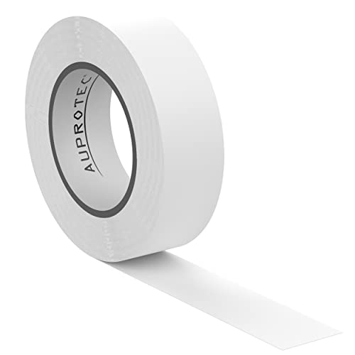 AUPROTEC 1x Isolierband weiß 15mm x 10m VDE Isoband PVC Elektriker Klebeband DIN EN 60454-3-1 von AUPROTEC