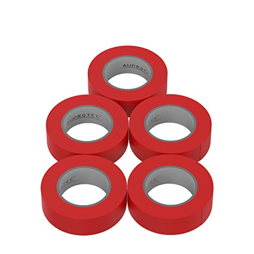 AUPROTEC 5x Isolierband rot 15mm x 10m VDE Isoband PVC Elektriker Klebeband DIN EN 60454-3-1 AUPROTEC 5x Isolierband rot 15mm x 10m VDE Isoband PVC Elektriker Klebeband DIN EN 60454-3-1 von AUPROTEC