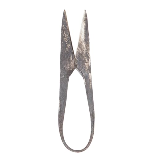 Authentic Blades MO - Asiatisches Schere aus Vietnam - 8cm Schneide - traditionell handgefertigt - Mittelalterschere, Bügelschere von AUTHENTIC BLADES