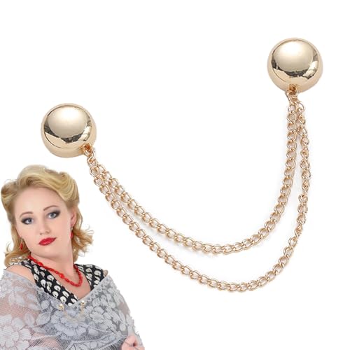 6 Stück Hijab Magneten, Multifunktionale Magnetische Kleidungsklammern, Hijab-Magnete mit Kette, Magnetische Nadellose Brosche für Damenkleidung, Hijab-Nadeln zum Dekorieren 6 Stück Hijab Magneten, Multifunktionale Magnetische Kleidungsklammern, Hijab-Magnete mit Kette, Magnetische Nadellose Brosche für Damenkleidung, Hijab-Nadeln zum Dekorieren von AUTOECHO