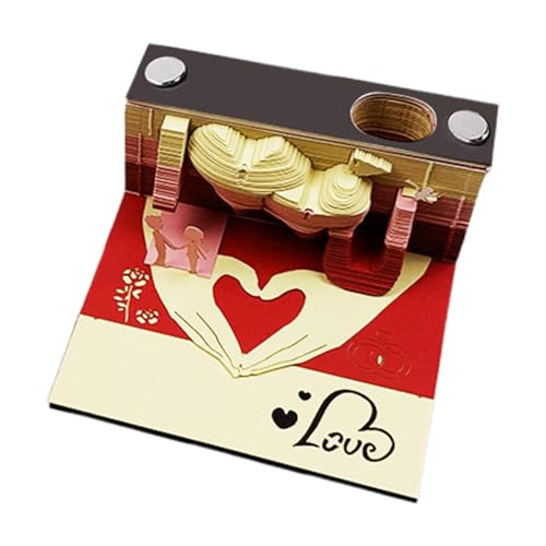 AUTOECHO 3D Notizblock | 3D Memo Kunstblock | Bedruckter Planer mit Vintage-Mustern für Home-Office, Schreibtisch – Ideales Geschenk für Frauen & Erwachsene zu Weihnachten AUTOECHO 3D Notizblock | 3D Memo Kunstblock | Bedruckter Planer mit Vintage-Mustern für Home-Office, Schreibtisch – Ideales Geschenk für Frauen & Erwachsene zu Weihnachten von AUTOECHO