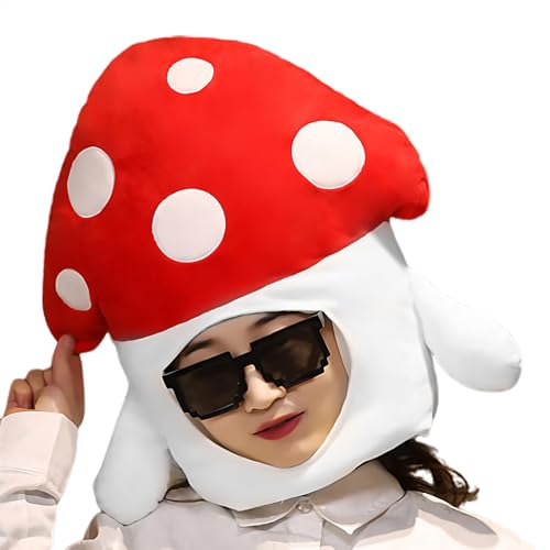 AUTOECHO Pilz Kopfschmuck,Pilzhut für Erwachsene | Maskerade Cosplay Kopfbedeckung - Cosplay-Partys, Fotokabinen-Requisiten, mit Pilzen gefüllte Mütze für Halloween-Partys, AUTOECHO Pilz Kopfschmuck,Pilzhut für Erwachsene | Maskerade Cosplay Kopfbedeckung - Cosplay-Partys, Fotokabinen-Requisiten, mit Pilzen gefüllte Mütze für Halloween-Partys, von AUTOECHO