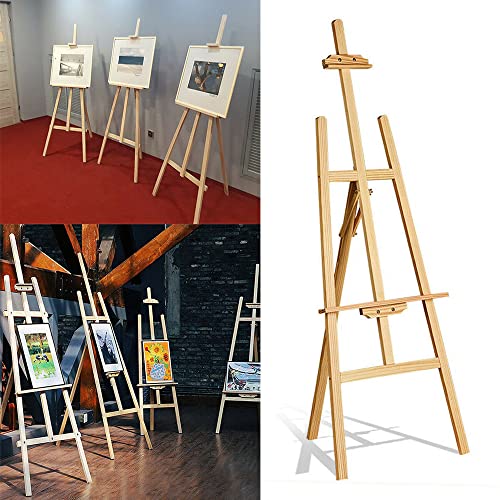 Malerhalter, A-Rahmen-Studio-Staffelei aus Holz, 1,75 m, Kunst-Künstler-Staffelei, verstellbares/faltbares Stativ-Zeichenständer, Display-Leinwand-Staffelei für Malerei, Skizzieren, Ausstellung, Malerhalter, A-Rahmen-Studio-Staffelei aus Holz, 1,75 m, Kunst-Künstler-Staffelei, verstellbares/faltbares Stativ-Zeichenständer, Display-Leinwand-Staffelei für Malerei, Skizzieren, Ausstellung, von AUTOFU
