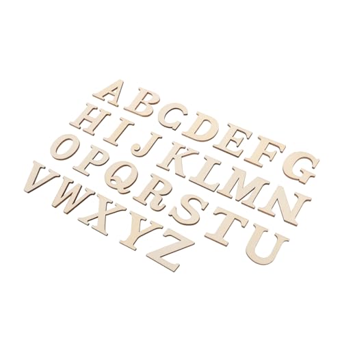 100Stücke DIY Holzbuchstaben Unlackierte Malerei Ausschnitte für Bastelprojekte für Hochzeiten Partys und Heimdekoration Natürliche Holzmaterialien 100Stücke DIY Holzbuchstaben Unlackierte Malerei Ausschnitte für Bastelprojekte für Hochzeiten Partys und Heimdekoration Natürliche Holzmaterialien von AUTSUPPL