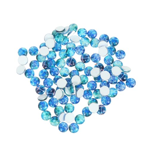 100Stücke Leuchtende Cabochon Patches der Sternbilder für DIY Schmuckprojekte Glasnuggets für Anhänger Armbänder und Ohrringe Vielseitige Bastelmaterialien von AUTSUPPL