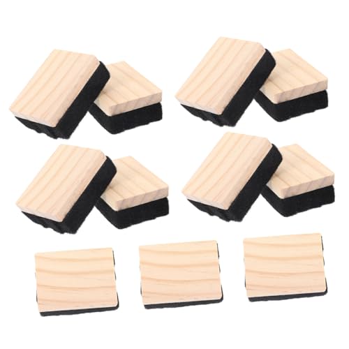 12Stücke Holztafel Radierer Abwischbare Whiteboard Radiergummis für Schule Büro und Zuhause Trockene Kreidetafel Radierer für Lehrer Hochwertige 12Stücke Holztafel Radierer Abwischbare Whiteboard Radiergummis für Schule Büro und Zuhause Trockene Kreidetafel Radierer für Lehrer Hochwertige von AUTSUPPL