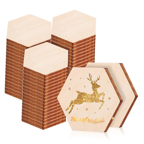 200Stücke Holz Sechsecke Buchenholz DIY Bastelarbeiten für Hochzeit und Weihnachten Vielseitige Holzscheiben zum Dekorieren und Bemalen Glatt Verarbeitet 200Stücke Holz Sechsecke Buchenholz DIY Bastelarbeiten für Hochzeit und Weihnachten Vielseitige Holzscheiben zum Dekorieren und Bemalen Glatt Verarbeitet von AUTSUPPL