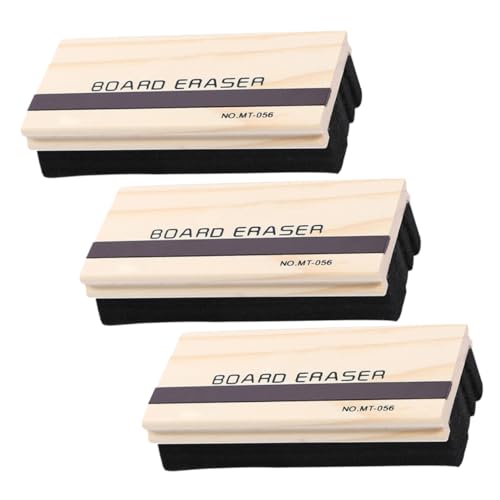 3Stücke Magnetische Tafelschwämme Hölzerne Radiergummis für Kreidetafeln und Whiteboards Leicht Staubreduzierend für Schule und Büro 3Stücke Magnetische Tafelschwämme Hölzerne Radiergummis für Kreidetafeln und Whiteboards Leicht Staubreduzierend für Schule und Büro von AUTSUPPL