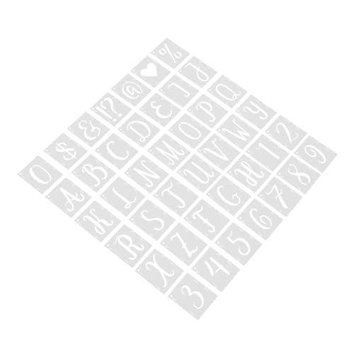 42-teilige Zahlen-/buchstabenschablonen Zum Sprühlackieren: Wiederverwendbare Vorlagen Zum Malen, Für Wandkunst, Zeichnungen, Graffiti, Kreidetafeln, Zum Selbermachen, Für von AUTSUPPL