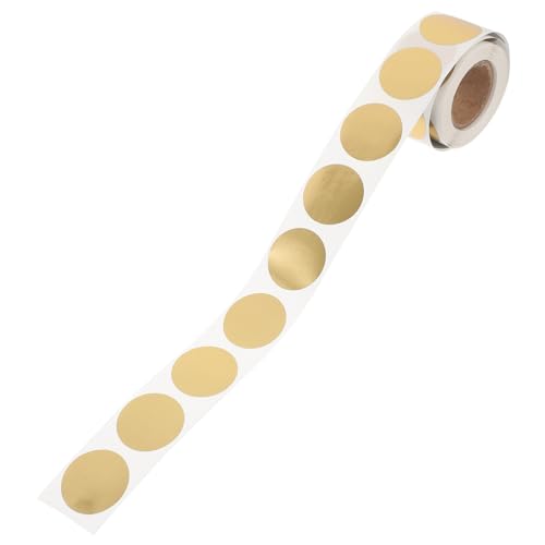 AUTSUPPL 1 Rolle Runde Scratch Off Aufkleber für Diy Labels mit Selbstklebenden Rubbelkarten für Hochzeiten Geburtstagsfeiern und Spiele Goldene Farbe für Kreative Projekte AUTSUPPL 1 Rolle Runde Scratch Off Aufkleber für Diy Labels mit Selbstklebenden Rubbelkarten für Hochzeiten Geburtstagsfeiern und Spiele Goldene Farbe für Kreative Projekte von AUTSUPPL