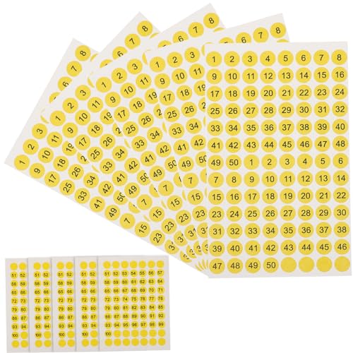 AUTSUPPL 10 Blatt Nummernaufkleber Farbig Kleine Aufkleber Etiketten Aufkleber Für Nummernschilder Runden Vinyl Nummerierte Aufkleber Kleine Etikettenaufkleber Kupferplattenaufkleber Yellow AUTSUPPL 10 Blatt Nummernaufkleber Farbig Kleine Aufkleber Etiketten Aufkleber Für Nummernschilder Runden Vinyl Nummerierte Aufkleber Kleine Etikettenaufkleber Kupferplattenaufkleber Yellow von AUTSUPPL