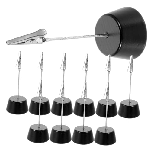 AUTSUPPL 10 Stück Fotokartenhalter aus Holz mit Stabilem Sockel Multifunktionale Tischkarten Memo clips für Büro und Dekoration Retro Stil Langlebig und Sicher für Fotos Notizen AUTSUPPL 10 Stück Fotokartenhalter aus Holz mit Stabilem Sockel Multifunktionale Tischkarten Memo clips für Büro und Dekoration Retro Stil Langlebig und Sicher für Fotos Notizen von AUTSUPPL