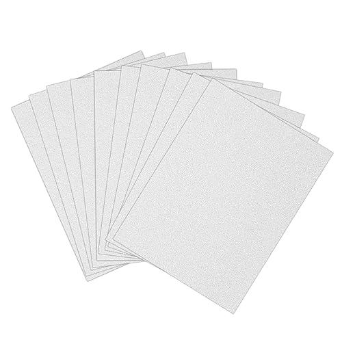 AUTSUPPL 10 Stück Glitzerpapier Silber Glänzendes Bastelmaterial für DIY Projekte Scrapbooking Kartenherstellung und Dekorationen AUTSUPPL 10 Stück Glitzerpapier Silber Glänzendes Bastelmaterial für DIY Projekte Scrapbooking Kartenherstellung und Dekorationen von AUTSUPPL