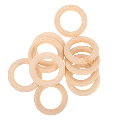 AUTSUPPL 10 Stück Natürliche Holzringe Glatte Oberfläche Unbehandelte Vollholz Kreise für Makramee Schmuckherstellung DIY Bastelprojekte Vielseitig Einsetzbar AUTSUPPL 10 Stück Natürliche Holzringe Glatte Oberfläche Unbehandelte Vollholz Kreise für Makramee Schmuckherstellung DIY Bastelprojekte Vielseitig Einsetzbar von AUTSUPPL