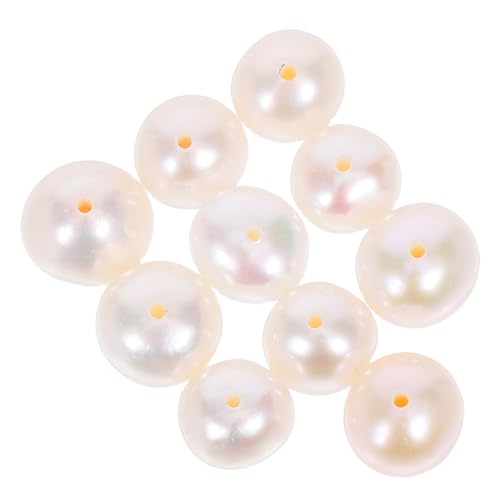 AUTSUPPL 10 Stück Natürliche Süßwasserperlen Nahe Rundform mit Lose Abstandshalter Perlen für DIY Schmuck Armbänder Halsketten Vielseitige Bastelperlen für Kreative Designs AUTSUPPL 10 Stück Natürliche Süßwasserperlen Nahe Rundform mit Lose Abstandshalter Perlen für DIY Schmuck Armbänder Halsketten Vielseitige Bastelperlen für Kreative Designs von AUTSUPPL
