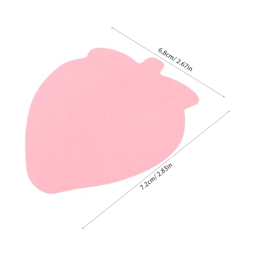 AUTSUPPL 10 Stück Selbstklebende Haftnotizen Kreative Notizen Mini-Notizblöcke Klebrige Memo -Pads dekorative Notizen kleines Notizblock Fruchtnotier Memo -Pads Schulpartyzubehör Papier von AUTSUPPL