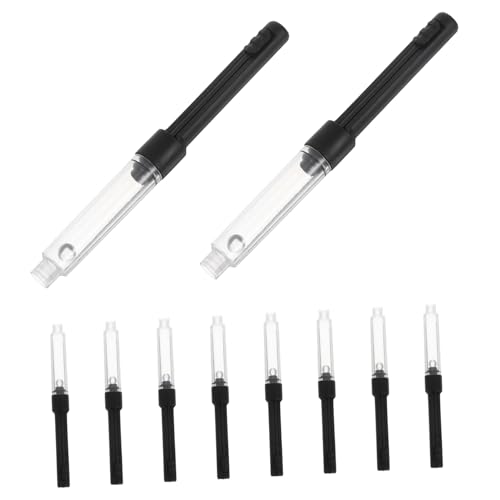AUTSUPPL 10 Stück Teiliges Tintenadapter für Füllfederhalter Stabiler Kunststoff Nachfüllbarer Füllhalter Tintenfüller mit Praktischem Zugmechanismus Kompatibel für Gängige Schreibfedern AUTSUPPL 10 Stück Teiliges Tintenadapter für Füllfederhalter Stabiler Kunststoff Nachfüllbarer Füllhalter Tintenfüller mit Praktischem Zugmechanismus Kompatibel für Gängige Schreibfedern von AUTSUPPL