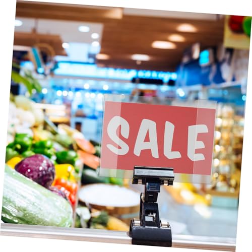 AUTSUPPL 10 Stück Teiliges Transparente Acryl preisschildhalter Praktische Ablösbare Etikettenhalter für Regale Langlebig Stoßfest Klarer Preisdisplay für Laden und Einkaufszentrum AUTSUPPL 10 Stück Teiliges Transparente Acryl preisschildhalter Praktische Ablösbare Etikettenhalter für Regale Langlebig Stoßfest Klarer Preisdisplay für Laden und Einkaufszentrum von AUTSUPPL