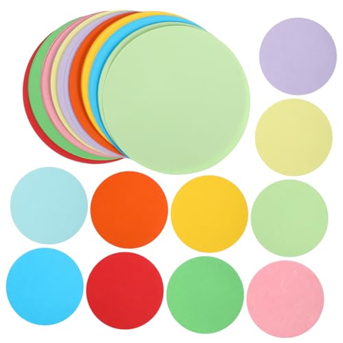 AUTSUPPL 100 Blatt Buntes DIY Papier Schneiden Set Doppelseitiges Faltpapier für Origami und Bastelprojekte Durchmesser Farben für Kreative Aktivitäten und Unterricht AUTSUPPL 100 Blatt Buntes DIY Papier Schneiden Set Doppelseitiges Faltpapier für Origami und Bastelprojekte Durchmesser Farben für Kreative Aktivitäten und Unterricht von AUTSUPPL