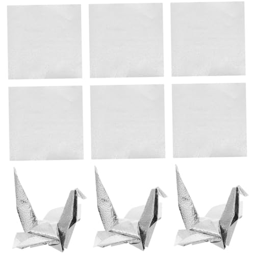 AUTSUPPL 100 Blatt Perlmutt Origami Papier Quadratisch Einseitig Silber Bastelpapier für DIY Faltkunst Handwerk Kinderhandwerk Geschenkpapier für Kreative Dekoration und Bastelprojekte AUTSUPPL 100 Blatt Perlmutt Origami Papier Quadratisch Einseitig Silber Bastelpapier für DIY Faltkunst Handwerk Kinderhandwerk Geschenkpapier für Kreative Dekoration und Bastelprojekte von AUTSUPPL
