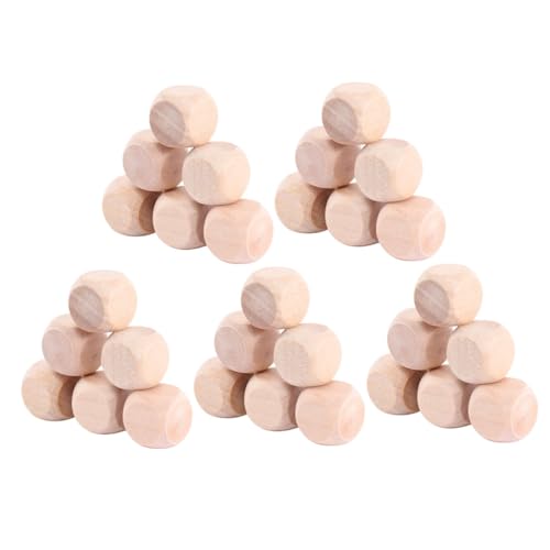 AUTSUPPL 100 Stück Blanko Holzwürfel Quadratisch Sechsseitig DIY Würfel Holzklötze Robust Glatt für Basteln Spiel Zubehör Holz Würfel für Lernspaß AUTSUPPL 100 Stück Blanko Holzwürfel Quadratisch Sechsseitig DIY Würfel Holzklötze Robust Glatt für Basteln Spiel Zubehör Holz Würfel für Lernspaß von AUTSUPPL