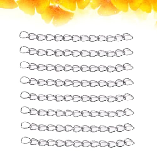 AUTSUPPL 100 Stück Teiliges Edelstahl Kettenverlängerungsset für Schmuckherstellung DIY Armband Halskette Zubehör Robust Hautfreundlich für Verlängerung und Reparatur AUTSUPPL 100 Stück Teiliges Edelstahl Kettenverlängerungsset für Schmuckherstellung DIY Armband Halskette Zubehör Robust Hautfreundlich für Verlängerung und Reparatur von AUTSUPPL