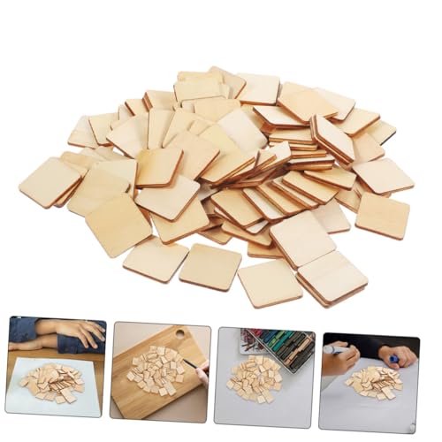 AUTSUPPL 100 Stück Unbemalte Holzquadrate Quadratische Holzstücke für Basteln DIY Kunstprojekte Vielseitige Holzplatten zum Bemalen Schnitzen Dekorieren und Kreativgestalten AUTSUPPL 100 Stück Unbemalte Holzquadrate Quadratische Holzstücke für Basteln DIY Kunstprojekte Vielseitige Holzplatten zum Bemalen Schnitzen Dekorieren und Kreativgestalten von AUTSUPPL