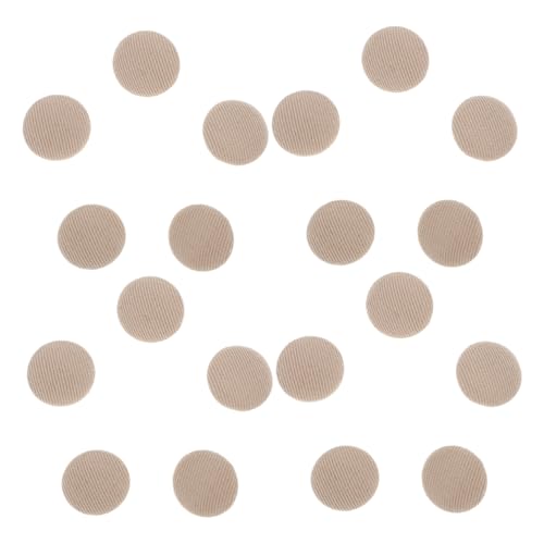 AUTSUPPL 100Stücke Runde Stoffknöpfe Vielseitige Nähtasten für Hemden Anzüge und DIY Projekte Hochwertige Bekleidungsdekoration von AUTSUPPL