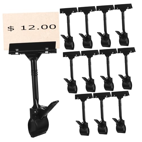 AUTSUPPL 12 Stück Drehbare Preisschild Clips aus Kunststoff Stabile Etikettenhalter für Runde Rohre und Trennwände Vielseitig Einsetzbar im Handel Supermarkt Obstladen Sicherer Halt AUTSUPPL 12 Stück Drehbare Preisschild Clips aus Kunststoff Stabile Etikettenhalter für Runde Rohre und Trennwände Vielseitig Einsetzbar im Handel Supermarkt Obstladen Sicherer Halt von AUTSUPPL