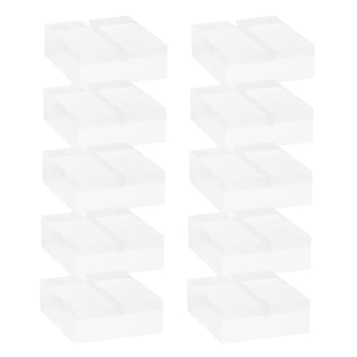 AUTSUPPL 12 Stück Teiliges Acryl Kartenhalter Stabile Transparente Visitenkartenhalter mit Robustem Sockel Vielseitig als Tischkartenständer für Büro Hochzeit Party und Dekoration Geeignet von AUTSUPPL