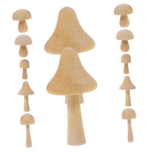 AUTSUPPL 12 Stück Teiliges Miniatur deko Unvollendet Verschiedene DIY Bastelpilze Naturholz für Mikro landschaft Weihnachtsornamente und Wohnraumdekoration AUTSUPPL 12 Stück Teiliges Miniatur deko Unvollendet Verschiedene DIY Bastelpilze Naturholz für Mikro landschaft Weihnachtsornamente und Wohnraumdekoration von AUTSUPPL