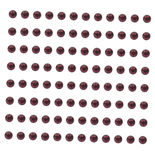 AUTSUPPL 1440 Stück Teiliges Nail Art Strasssteine Set Tiefviolett Flatback Glitzernde Dekosteine Nail Art Schmucksteine Flachrückseite DIY Nagelverzierung Schmucksteine für Kreative von AUTSUPPL