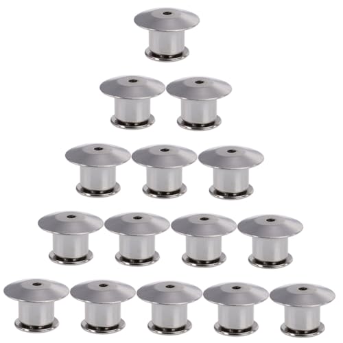 AUTSUPPL 15 Stück Teiliges Locking Pin Backs aus Verschleißfestem Metall Kompakte Anstecknadel rückseiten für Sichere Befestigung von Broschen für DIY Schmuck und Bastelprojekte AUTSUPPL 15 Stück Teiliges Locking Pin Backs aus Verschleißfestem Metall Kompakte Anstecknadel rückseiten für Sichere Befestigung von Broschen für DIY Schmuck und Bastelprojekte von AUTSUPPL